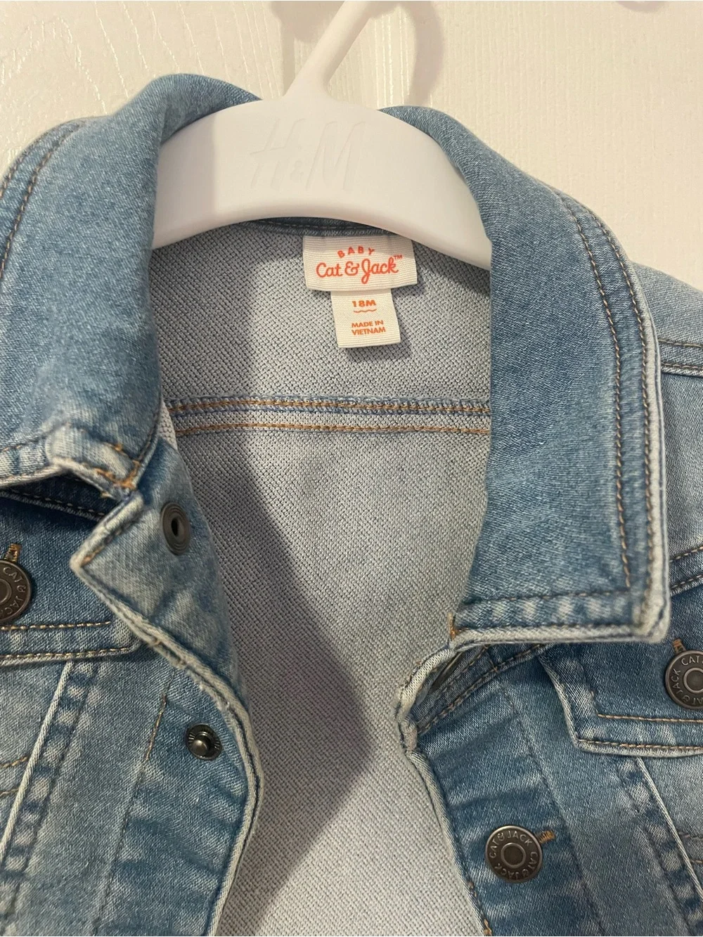 Cat & Jack Light Blue Kids Denim Jacket